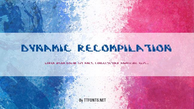 Dynamic Recompilation example