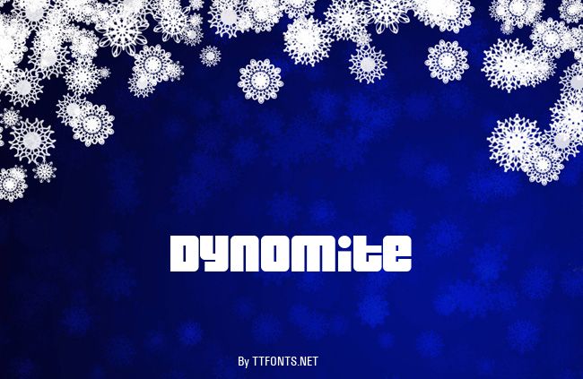 Dynomite example