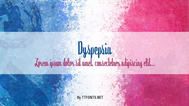 Dyspepsia example