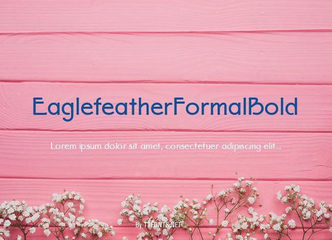 EaglefeatherFormalBold example