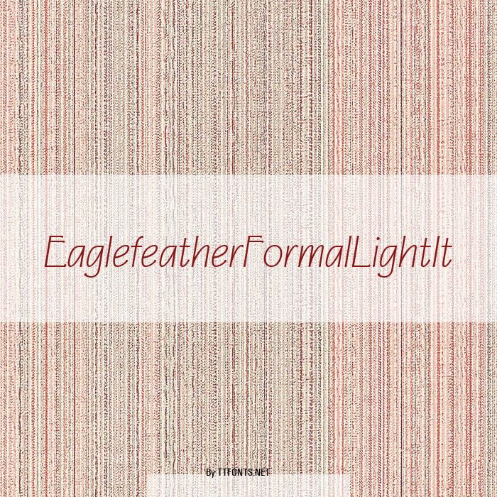 EaglefeatherFormalLightIt example