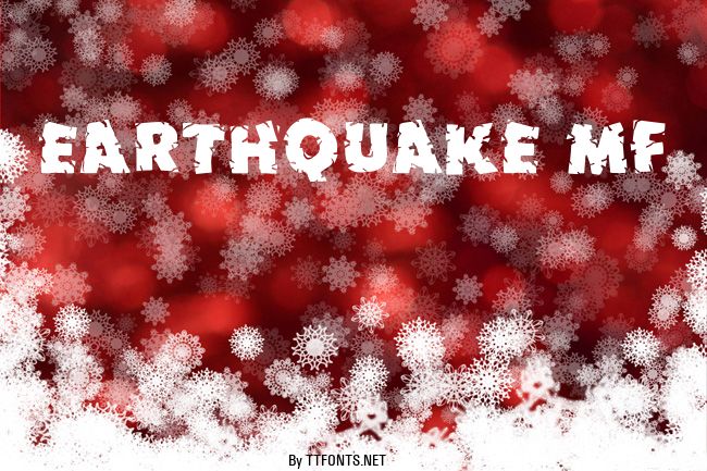 Earthquake MF example