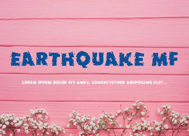 Earthquake MF example