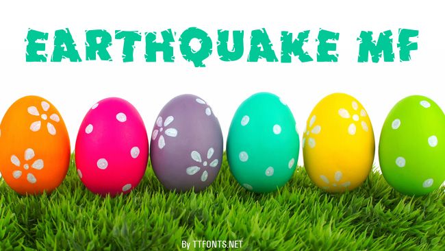 Earthquake MF example