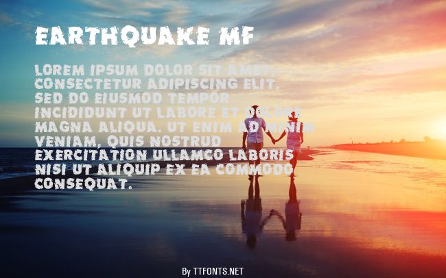 Earthquake MF example
