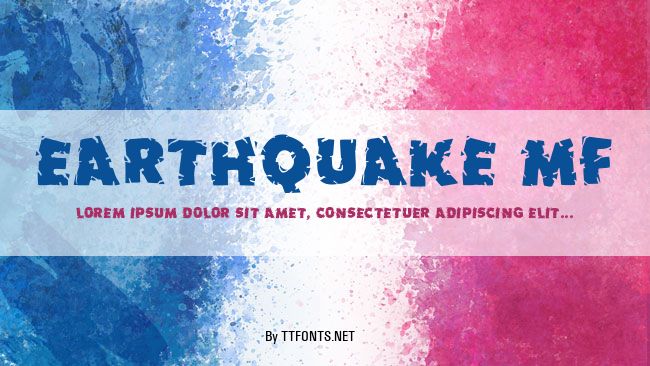 Earthquake MF example