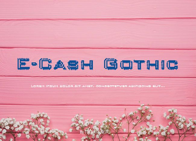 E-Cash Gothic example