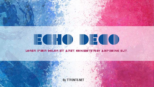 Echo Deco example