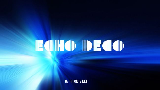 Echo Deco example