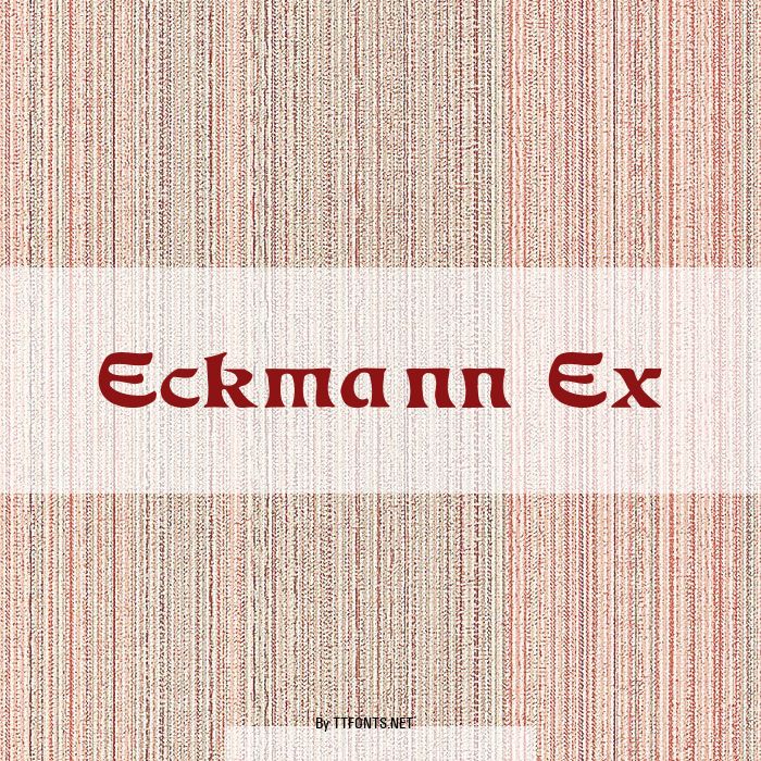 Eckmann Ex example