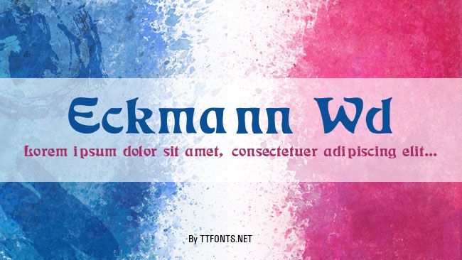 Eckmann Wd example