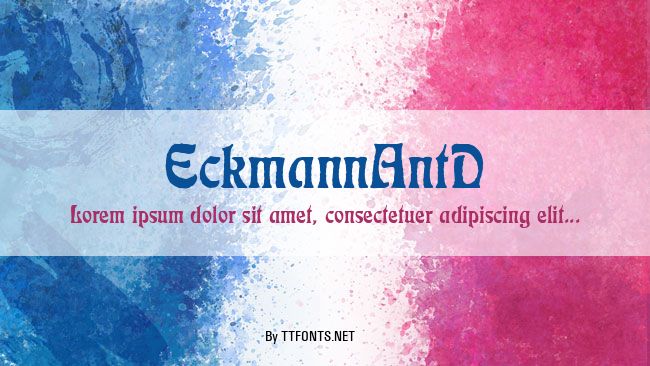 EckmannAntD example