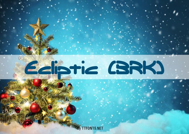 Ecliptic (BRK) example