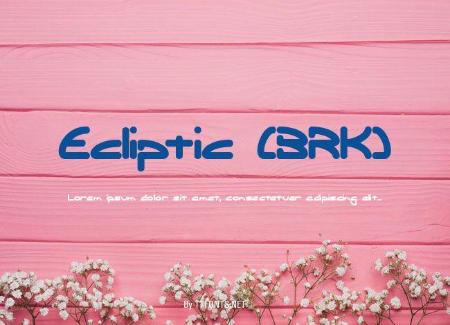 Ecliptic (BRK) example