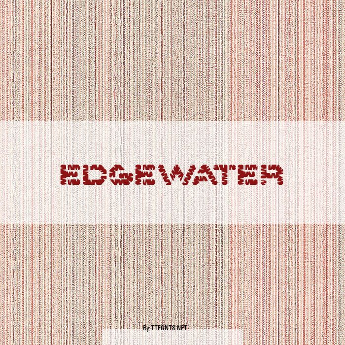 Edgewater example
