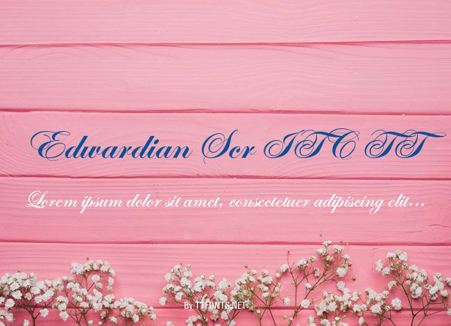 Edwardian Scr ITC TT example
