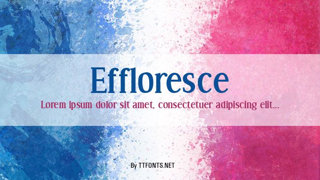 Effloresce example