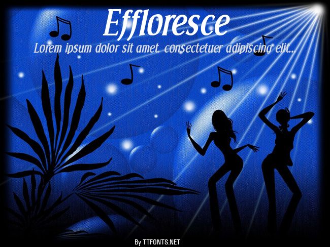 Effloresce example