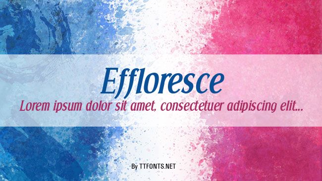 Effloresce example