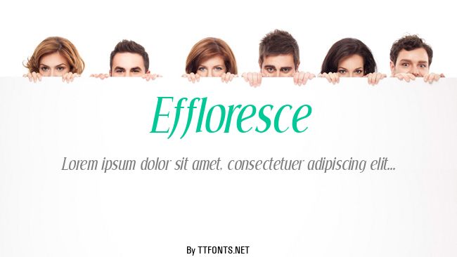 Effloresce example