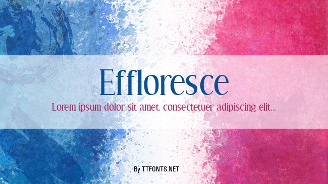 Effloresce example