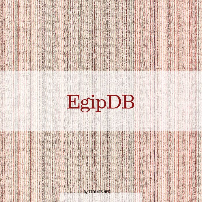 EgipDB example