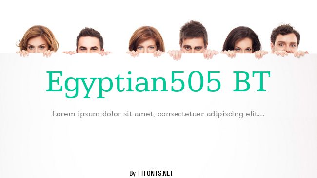 Egyptian505 BT example