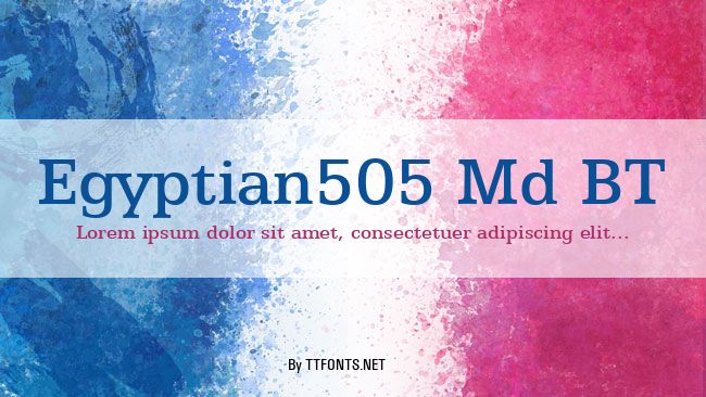 Egyptian505 Md BT example