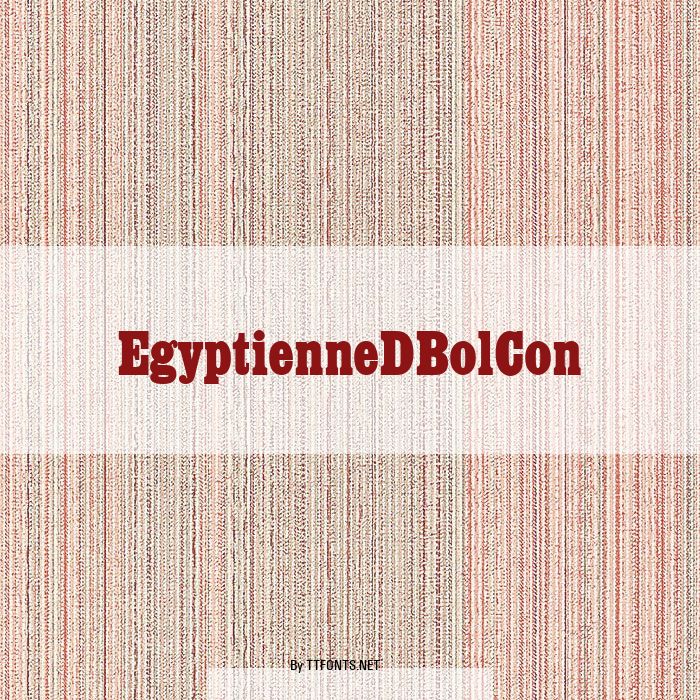 EgyptienneDBolCon example