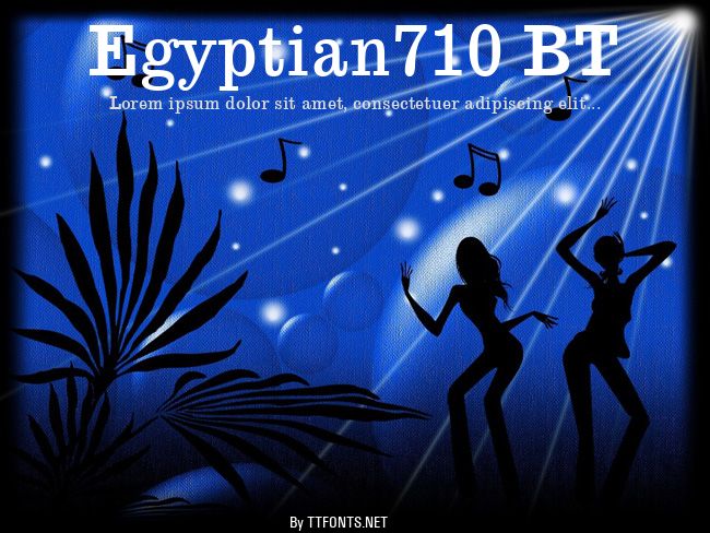 Egyptian710 BT example