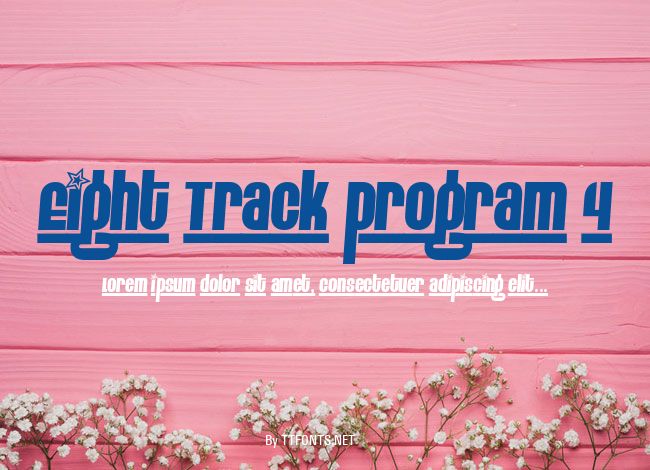 Eight Track program 4 example