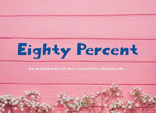 Eighty Percent example
