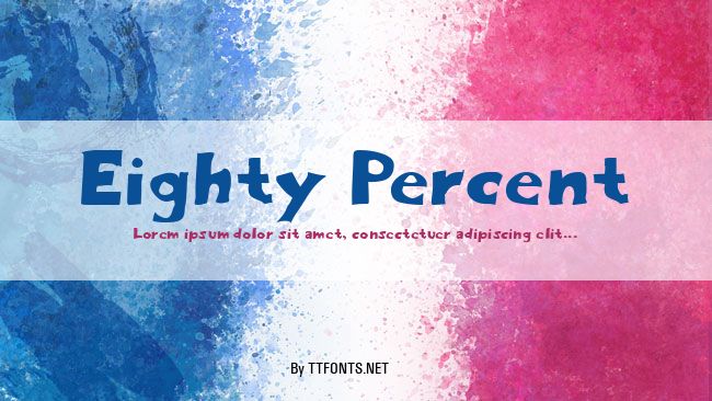 Eighty Percent example