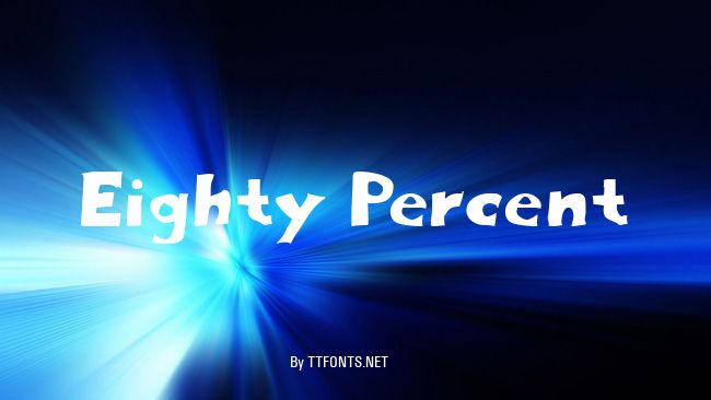 Eighty Percent example