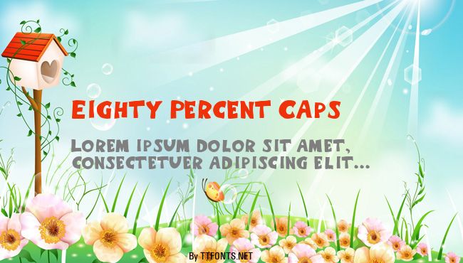 Eighty Percent Caps example