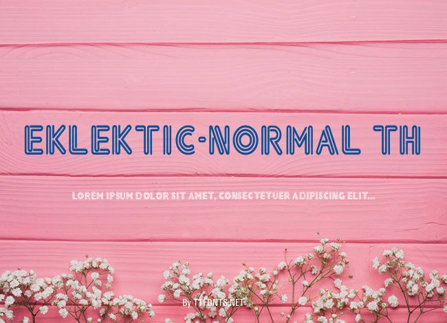Eklektic-Normal Th example