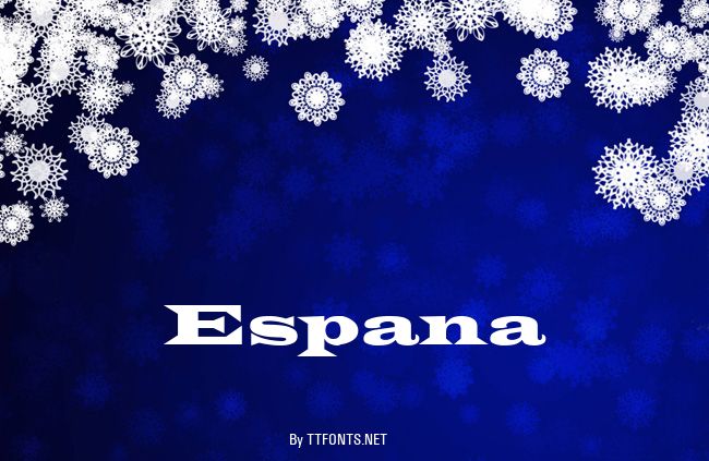 Espana example