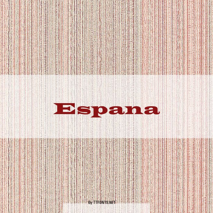 Espana example