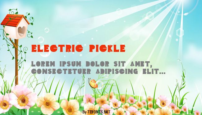 Electric Pickle example