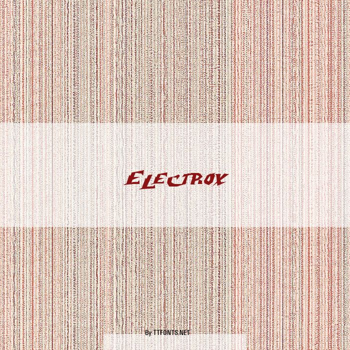 Electrox example