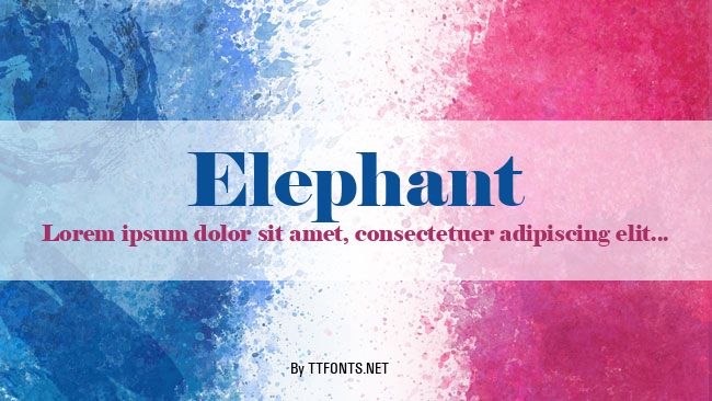 Elephant example