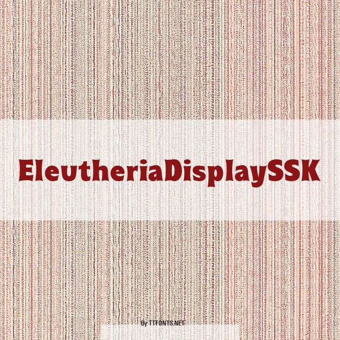 EleutheriaDisplaySSK example