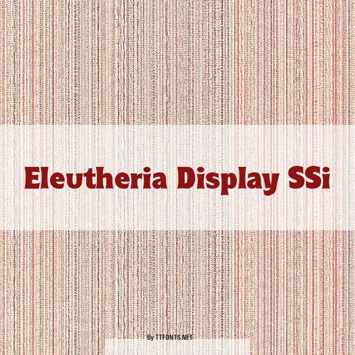 Eleutheria Display SSi example