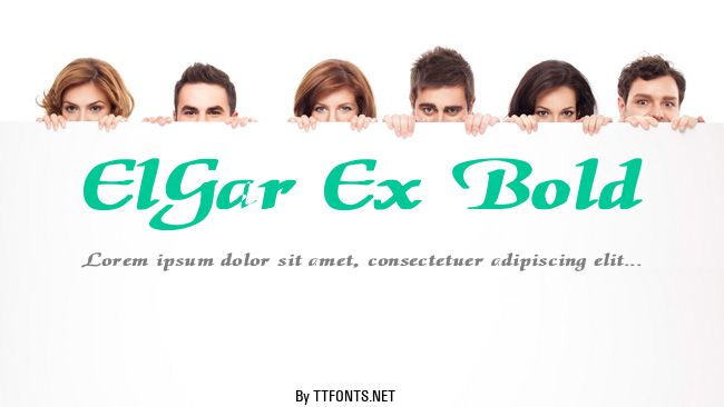 ElGar Ex Bold example
