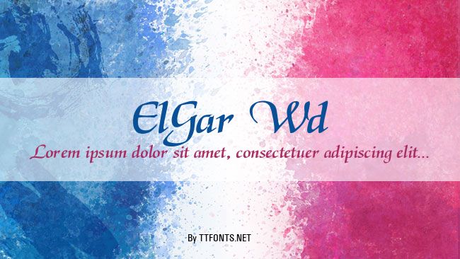 ElGar Wd example