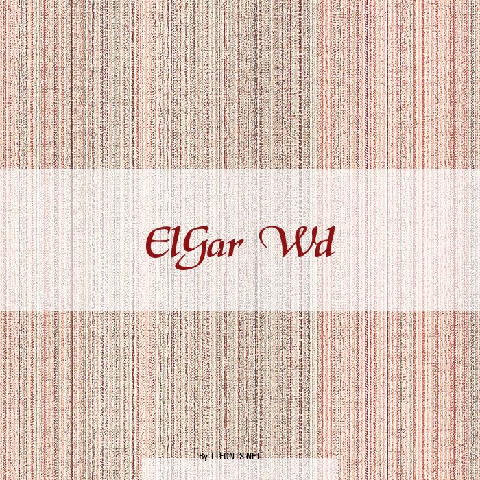 ElGar Wd example