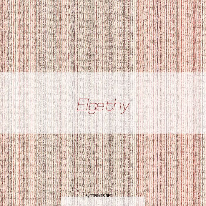 Elgethy example