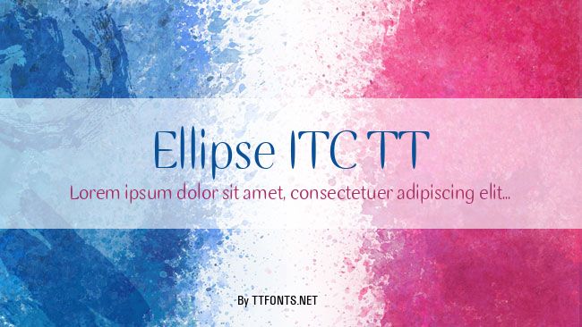 Ellipse ITC TT example