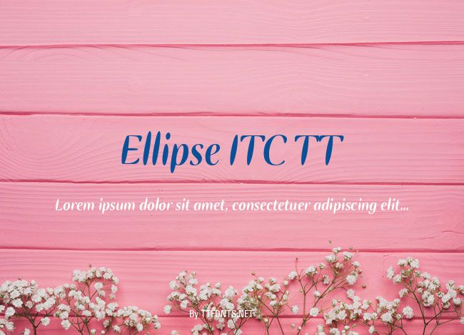 Ellipse ITC TT example