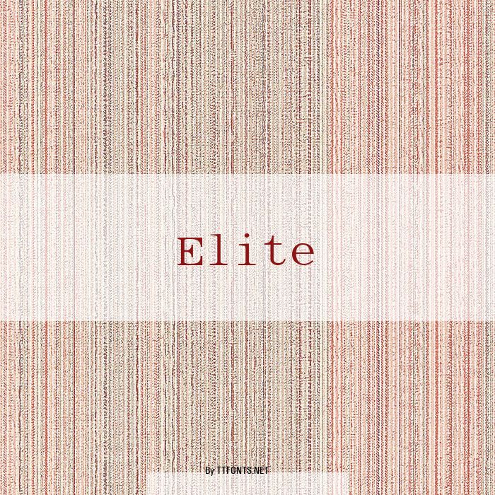 Elite example